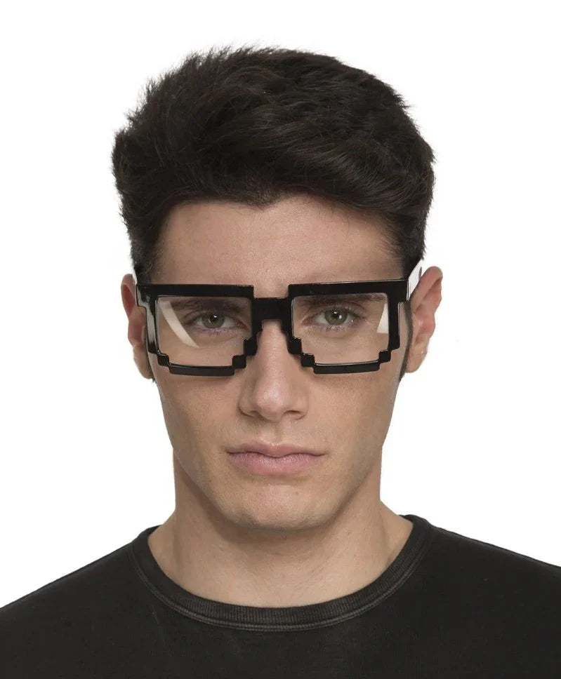 Gafas Estilo Minecraft Negras Complementos Photocall Viving